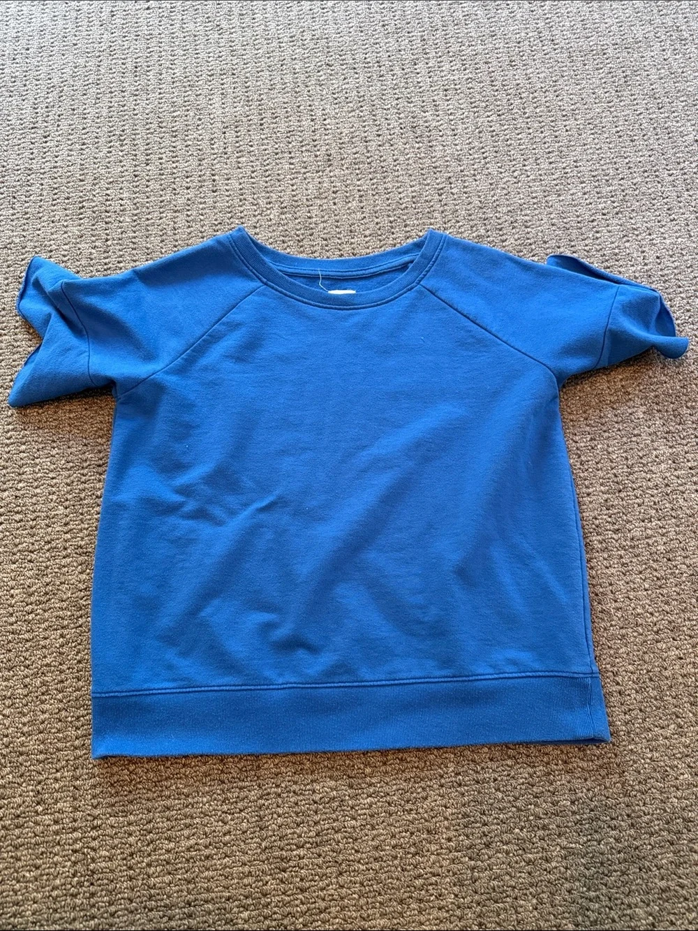 Gymboree Short Sleeve Sweatshirt 14 blue